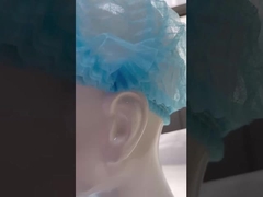 Klasse I Einweg-Hutband aus nicht gewebtem PP-Faltstoff mit Pleiß-Clip-Kappe Gültigkeit 3 Jahre