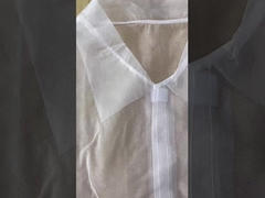 CE-Zertifizierung Einweg-Laborkittel Weiß Blau Grün Lila Rosa Rot Orange mit Reißverschluss