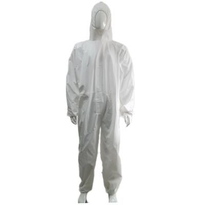 Kategorie 3 Typ 5/6 Asbest entfernende Einweg-Coveralls mit Kapuze und Logo-Aufkleber/Druck
