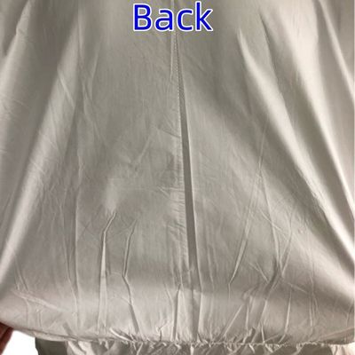 Verschluss mit Reißverschluss CE Einwegweiß Mikroporöses Schutzbekleid für Atmung
