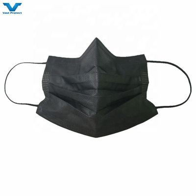 Blau-Weiß-Schwarz-Ohrschleife 3-fach Einwegmaske mit CE-Zertifizierung EN14683
