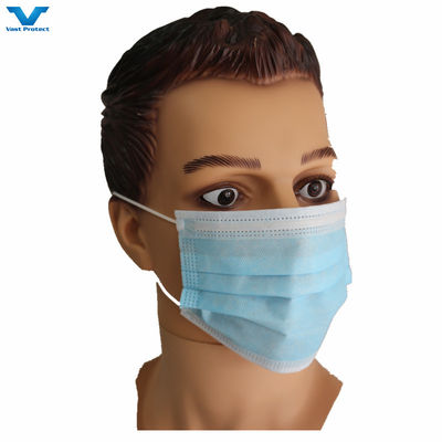 Level Typ IIR PP CE EN14683 3 Ply Earloop Blau Einwegmaske für medizinische Chirurgie