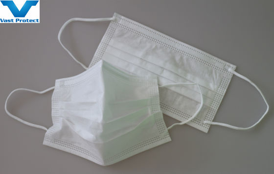 Direkte CE EN14683 Einweg-Elastische medizinische Gesichtsmaske Weiß Schwarz Für alle Nichtsterile