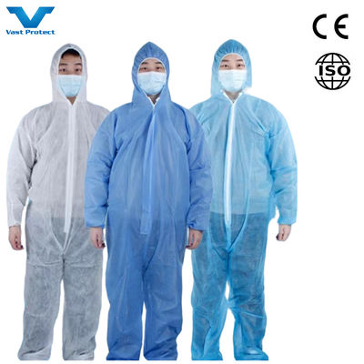 Anti-statische CE-Typ 5/6 Mikroporöse/PP/SMS-Industrielle PPE Einwegschutzbekleidung