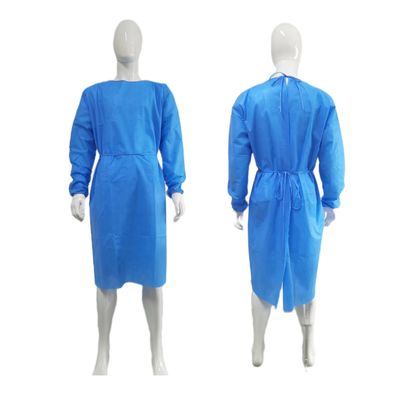 Medizinische SMS Stoff wasserdichte nicht sterile Isolationsmantel M L XL Klasse I Stufe 1 2 3