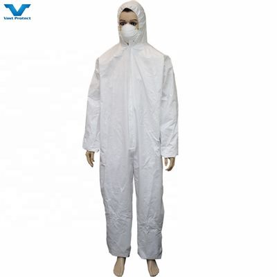 PPE-Anzug Typ 4 5 6 SMS PP Mikroporöse Umhüllungen Industriesicherheit