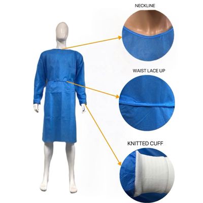Atmungsaktive, nicht sterile, weiche Einweg-SMS-Isolierwand GB15979-2002