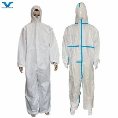 Wasserdichtes Mikroporöses Einweggekleid mit Haube Größe Xxxxl Tyvek Alternative