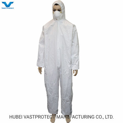 CE-Zulassung Typ 5/6 Wasserdicht Atmungspflichtig Mikroporöses Einwegbekleid für Bergbau