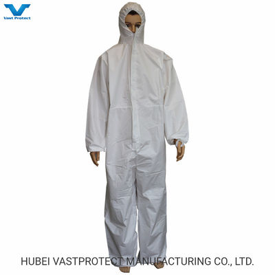 CE-Zulassung Typ 5/6 Wasserdicht Atmungspflichtig Mikroporöses Einwegbekleid für Bergbau