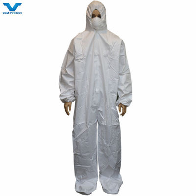 1 Stück Min.Bestellung PPE zur industriellen Sicherheit Einweg-Mikroporöse Oberwäsche mit Schuhdeckel