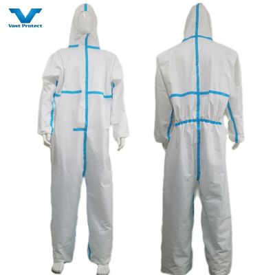 En1149 Anti-statische Mikroporeuse Umhüllung mit Bandnaht 175 x 140 cm ohne Schuhdeckel