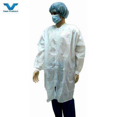 117*135cm Labormantel für Krankenschwestern Wasserdicht Unisex-Uniform Professioneller Besuchermantel