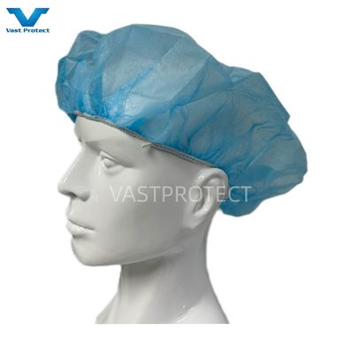 VPT-Modell N.O. Einweg-Krankenschwester-Bouffant-Kappe aus nicht gewebtem Material mit ISO13485-Zertifizierung