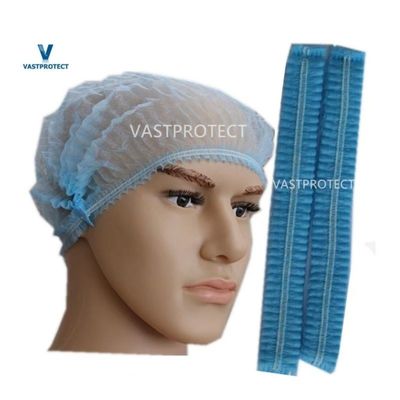 Sterilisierte nicht gewebte PP Einwegkappe Strip Kappe Mob Kappe Bouffant Kappe