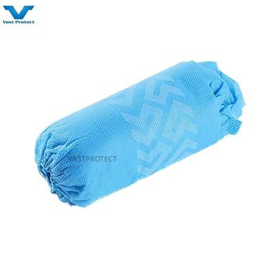 Elastischer Stil Einweg-PP 10-30g Blau Anti-Rutsch Druck Schuhdeckel Profi