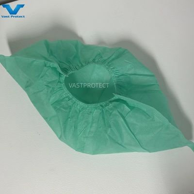 2-30g Industrie-OEM Einweg-PP-Dauerhafte elastische grüne Schuhhülle