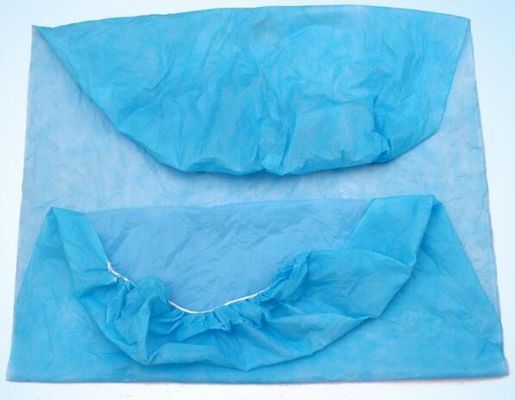 80*200cm Anpassung Einweg-Bettwäsche aus PP-Spunbond-Nichtgewebe in Weißblau