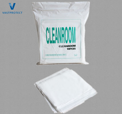 120GSM Lint-frei 100% Polyester Mikrofiber Reinraum Wipper für optische Linsen 9 * 9 Zoll