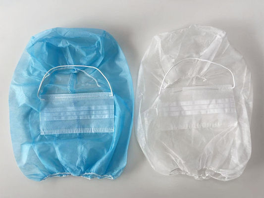 Einwegbare nicht gewebte PP-Ninja-Astronauten-Raum-Balaclava-Kopfhühle mit 2 Ply-Mask