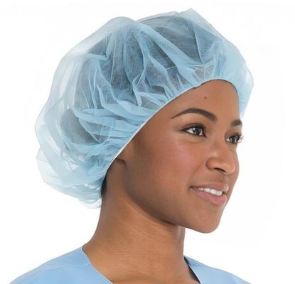 Weiß Blau Rot Rosa Nichtgewebtes PP Haar Elastisches Haarnetz für die Lebensmittelindustrie Schönheitssalon SPA