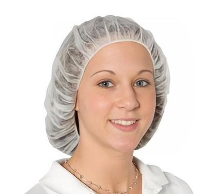 Wasserdichte PP-Kappe für Arzt/Chirurg/Krankenschwester/Arbeiter Bouffant/Runde/Pleated/Streifen/Clip