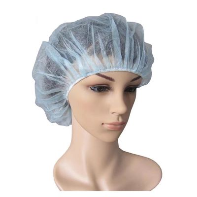 Wasserdichte PP-Kappe für Arzt/Chirurg/Krankenschwester/Arbeiter Bouffant/Runde/Pleated/Streifen/Clip