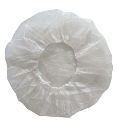 Nicht gewebte PP Einweg-Runde Bouffant Kappe 21 Prim / 24 Prim Zoll Durchmesser 53/60cm 10/12GSM 100/Bx 1000pack