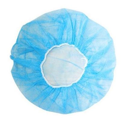 Nicht gewebte PP Einweg-Runde Bouffant Kappe 21 Prim / 24 Prim Zoll Durchmesser 53/60cm 10/12GSM 100/Bx 1000pack