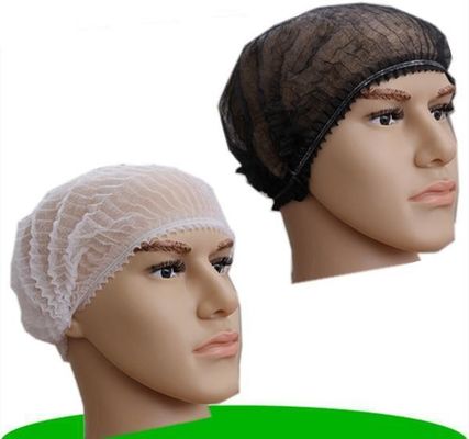 Einweg-Clip aus nicht gewebten Strips für Haarnetzkappe V101 mit einem einzigen oder doppelten elastischen
