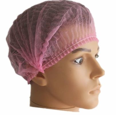 Schutz-PPE-Sicherheit Wasserdicht Einweg-Nicht-Gewebe-PP-Mob-Clip-Streifen Bouffant Haarnetz Haare Kopfbedeckung