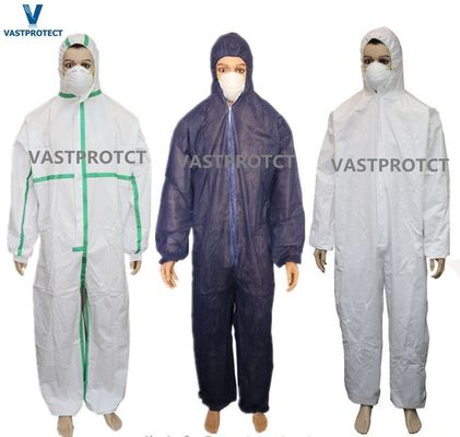 Schutzkleidung Einweg-Nichtgewebte PP SMS All-in-One-Coveralls für Südamerika