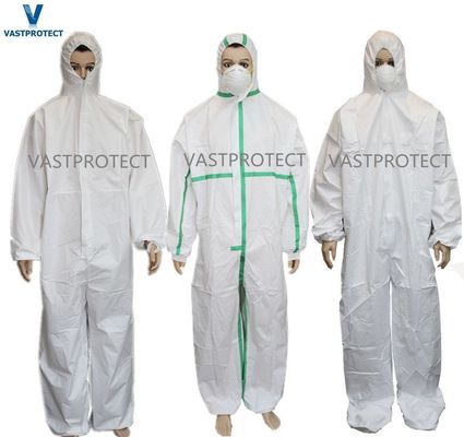 Anpassungsfähige Schutzkleidung Einwegbekleidung mit ISO Ce SGS-Zertifikat