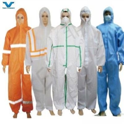 Ausreichende Vorräte PPE Einwegschutzbekleidung Weiß CE-Bekleidung