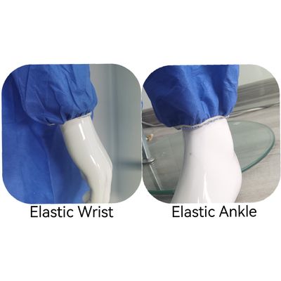 50000 Stück/Tag Produktionskapazität Blaue Gewebe-Isolation mit elastischer Haube