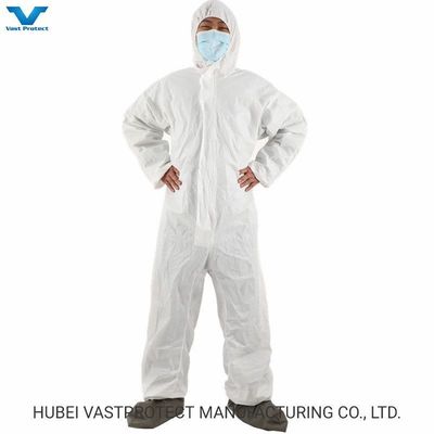 DuPont Tyvek Einwegfarbe Weißfarbe Gefahrstoffe Tychemie Chemische Arbeitsausrüstung Kessel Arbeitsschutzanzug mit Kapuzenkragen