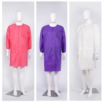 Unisex-Arbeitsbekleidung Labormantel für Ärzte Krankenschwestern Direkt PP-Uniform