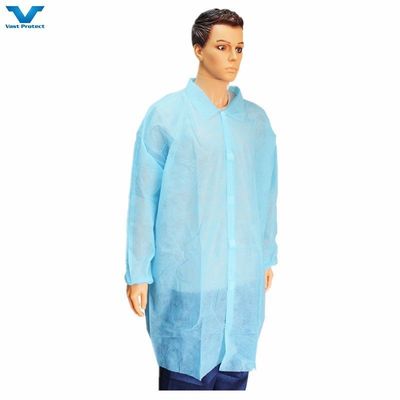 VPT601 117*135cm Einweg-PP-Laborkittel für industrielle Schutzkleidung