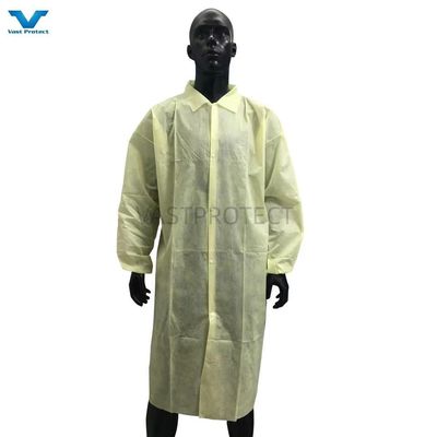 VPT601 117*135cm Einweg-PP-Laborkittel für industrielle Schutzkleidung