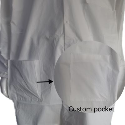 Unisex S-2XL wasserdichte Arbeitsbekleidung Uniform mit Mikroporösem Material und elastischen Manschetten