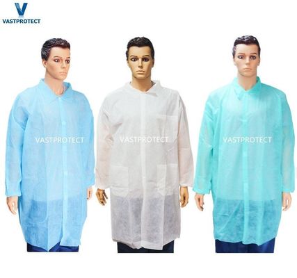 Profi-Ausrüstung, einweichsverwendbare Jacke, Labormantel für Erwachsene