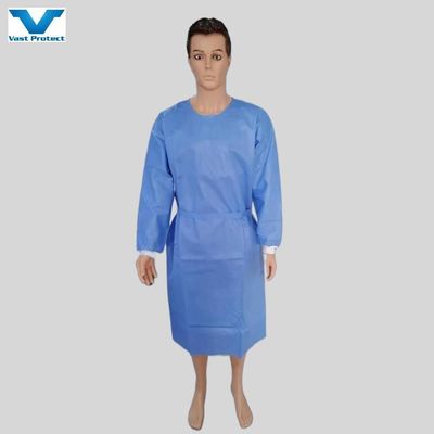M/L/XL Wasserdichte, nicht sterile Isolationskleidung AAMI Stufe 1/2/3 SMS Schutzkleidung aus nicht gewebten Stoffen