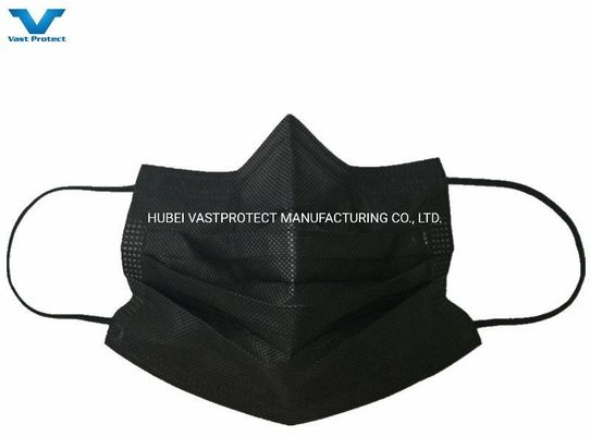 Weiße Liste 3 Ply Earloop Nonwoven PP Medizinische Schutzmaske Einwegmaske