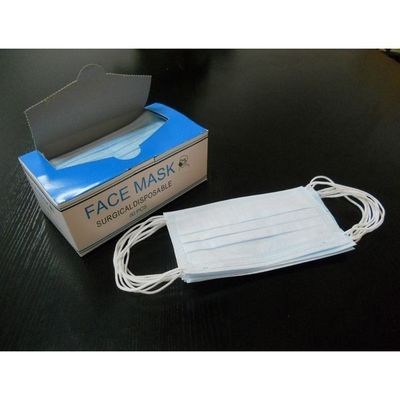 Weiße Liste 3 Ply Earloop Nonwoven PP Medizinische Schutzmaske Einwegmaske