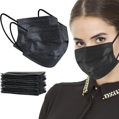 Schutzmaske für chirurgische und medizinische Einwegmasken mit schwarzem 3 Ply-Filter-Schutz