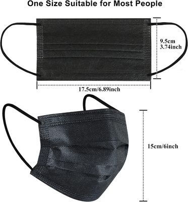 Farbige Einwegmaske 3 Ply Medizinprodukte mit elastischer Ohrschleife