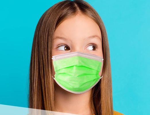 Elastische Ohrschleife V101 nicht gewebter Schmelzgewebe aus geblasenen Stoffen Einwegmaske für Kinder