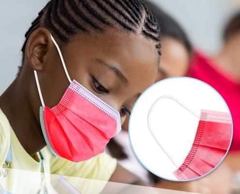 Elastische Ohrschleife V101 nicht gewebter Schmelzgewebe aus geblasenen Stoffen Einwegmaske für Kinder