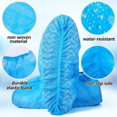 18*41cm elastischer Stil Einweg-Schuhdeckel aus PP/PE/CPE für Zahnversorgung