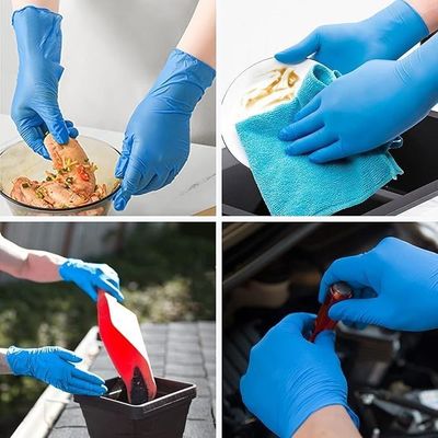 Lebensmittelsicherheit V202 Probenfrei Schutz Nitril Handschuhe Einwegverwendung ohne Latexpulver